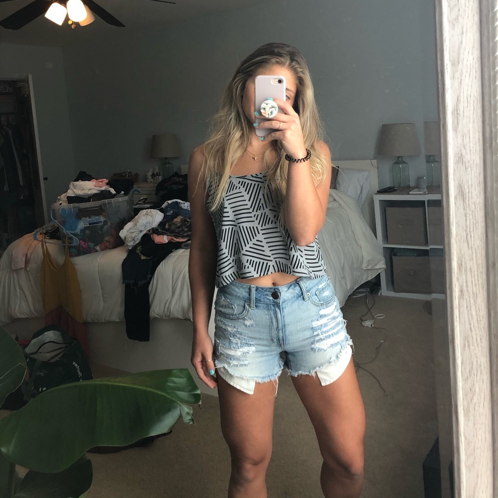 American Eagle Distressed Shorts